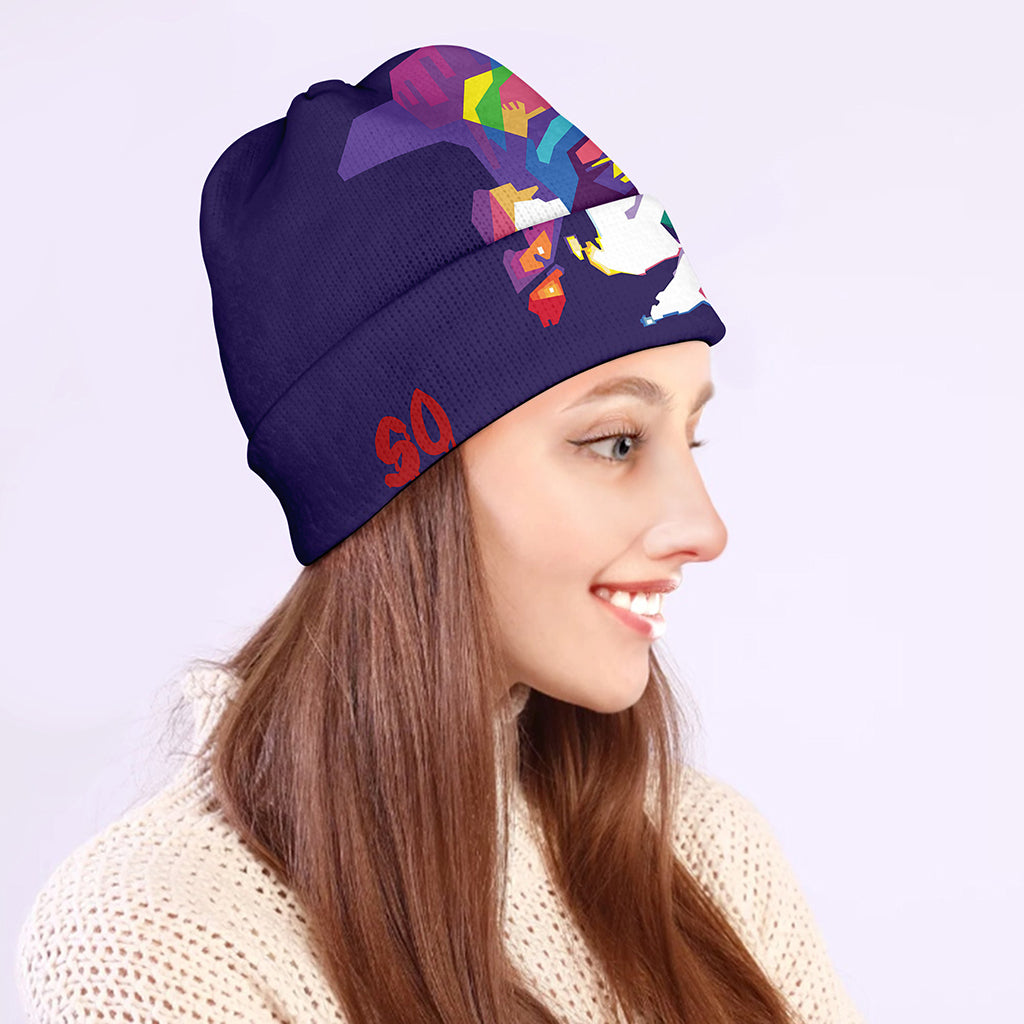 Colorful Joker Why So Serious Print Beanie