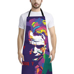 Colorful Joker Why So Serious Print Bib Apron With Pocket