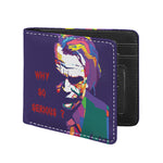 Colorful Joker Why So Serious Print Bifold Wallet