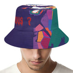 Colorful Joker Why So Serious Print Bucket Hat