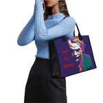 Colorful Joker Why So Serious Print Canvas Tote Bag