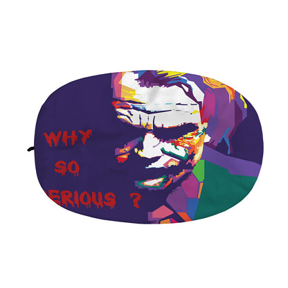 Colorful Joker Why So Serious Print Car Side Mirror Covers