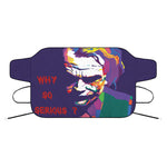 Colorful Joker Why So Serious Print Car Windshield Snow Cover