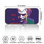 Colorful Joker Why So Serious Print Car Windshield Sun Shade