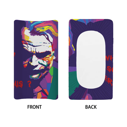 Colorful Joker Why So Serious Print Changing Pad Cover