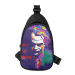 Colorful Joker Why So Serious Print Chest Bag