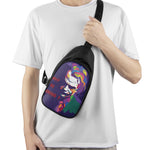 Colorful Joker Why So Serious Print Chest Bag