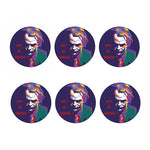 Colorful Joker Why So Serious Print Coaster Set