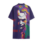Colorful Joker Why So Serious Print Cotton Hawaiian Shirt