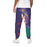 Colorful Joker Why So Serious Print Cotton Pants
