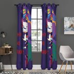 Colorful Joker Why So Serious Print Curtain