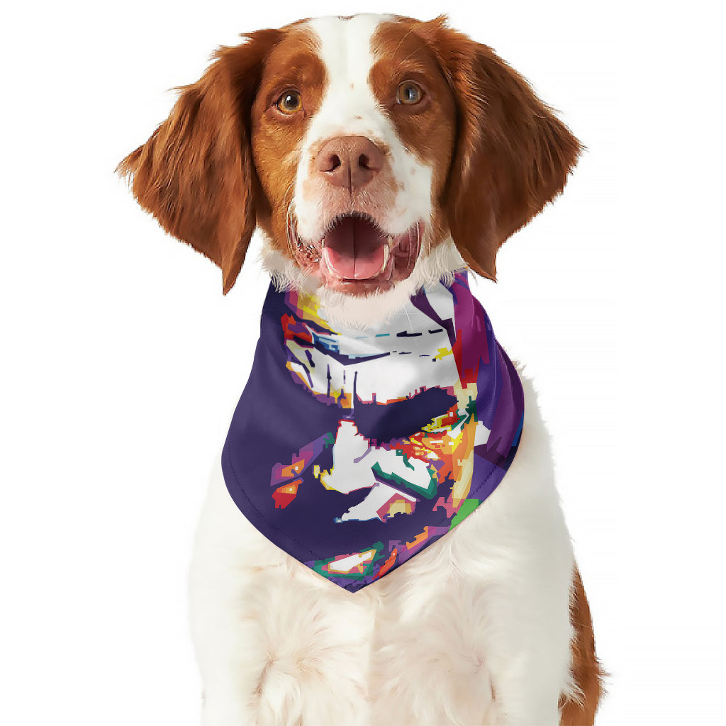 Colorful Joker Why So Serious Print Dog Bandana