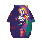 Colorful Joker Why So Serious Print Dog Zip Up Hoodie