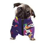 Colorful Joker Why So Serious Print Dog Zip Up Jacket