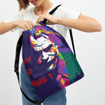 Colorful Joker Why So Serious Print Drawstring Backpack