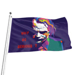 Colorful Joker Why So Serious Print Flag