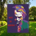 Colorful Joker Why So Serious Print Garden Flag
