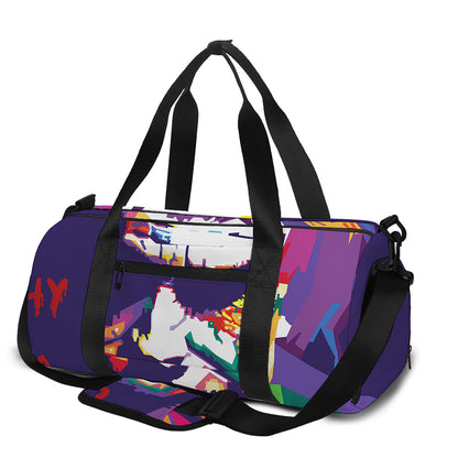 Colorful Joker Why So Serious Print Gym Bag