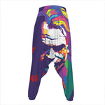 Colorful Joker Why So Serious Print Hammer Pants