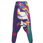 Colorful Joker Why So Serious Print Hammer Pants
