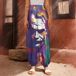 Colorful Joker Why So Serious Print Harem Pants