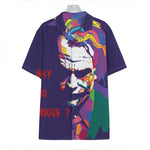 Colorful Joker Why So Serious Print Hawaiian Shirt