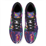 Colorful Joker Why So Serious Print High Top Leather Sneakers