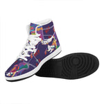 Colorful Joker Why So Serious Print High Top Leather Sneakers