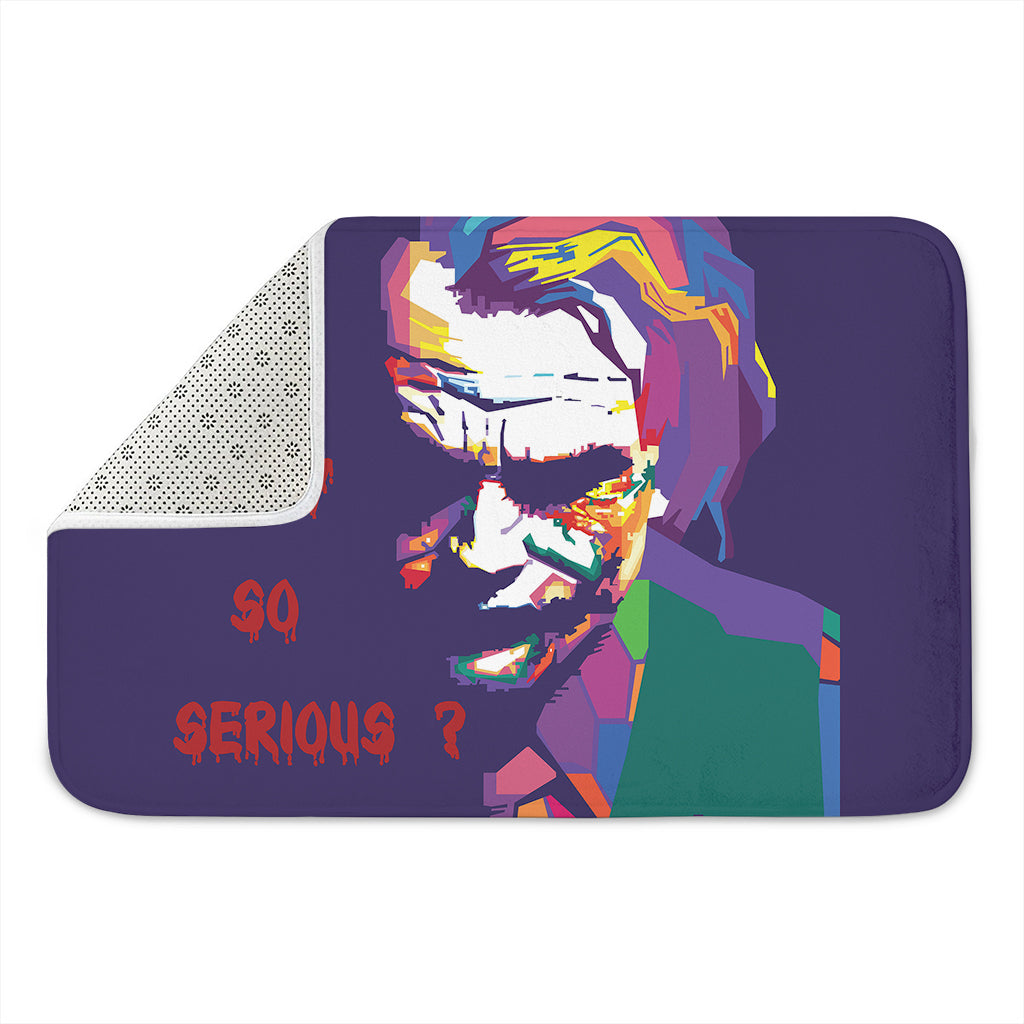 Colorful Joker Why So Serious Print Indoor Door Mat