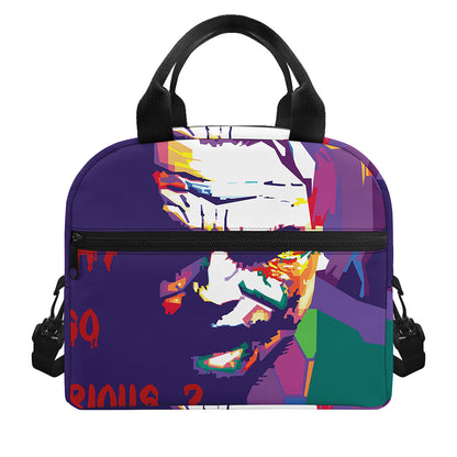 Colorful Joker Why So Serious Print Insulated Lunch Bag