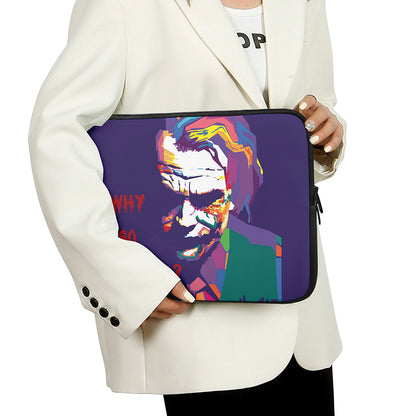 Colorful Joker Why So Serious Print Laptop Sleeve