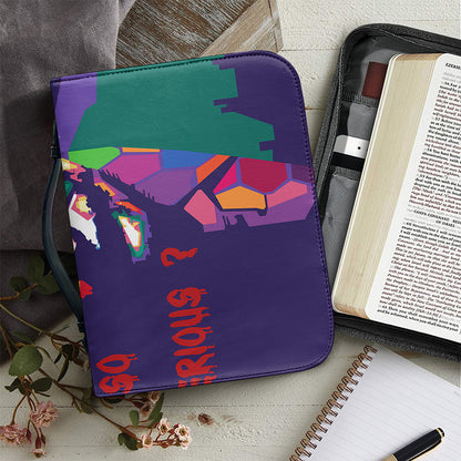 Colorful Joker Why So Serious Print Leather Bible Cover