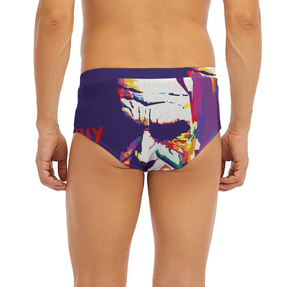 Colorful Joker Why So Serious Print Men's Briefs