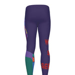 Colorful Joker Why So Serious Print Men's leggings