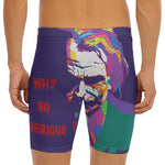 Colorful Joker Why So Serious Print Men's Long Boxer Briefs
