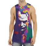 Colorful Joker Why So Serious Print Men's Muscle Tank Top