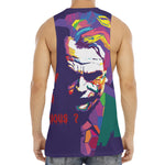 Colorful Joker Why So Serious Print Men's Muscle Tank Top