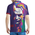 Colorful Joker Why So Serious Print Men's Polo Shirt