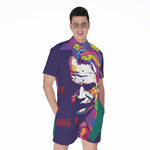 Colorful Joker Why So Serious Print Men's Rompers