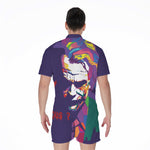 Colorful Joker Why So Serious Print Men's Rompers