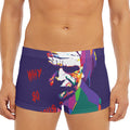 Colorful Joker Why So Serious Print Men's Short Boxer Briefs