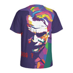 Colorful Joker Why So Serious Print Men's Sports T-Shirt