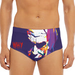 Colorful Joker Why So Serious Print Men's Triangle Swim Briefs