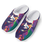Colorful Joker Why So Serious Print Mesh Casual Shoes