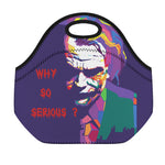 Colorful Joker Why So Serious Print Neoprene Lunch Bag