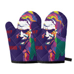 Colorful Joker Why So Serious Print Oven Mitts