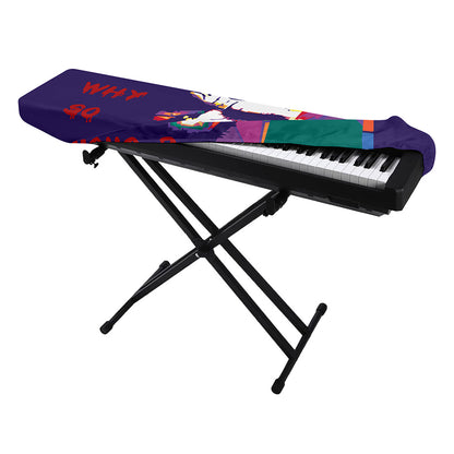 Colorful Joker Why So Serious Print Piano Keyboard Cover