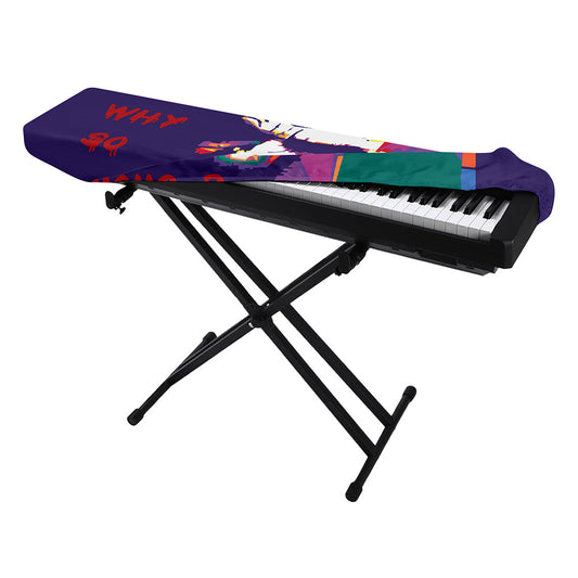 Colorful Joker Why So Serious Print Piano Keyboard Cover
