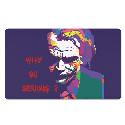 Colorful Joker Why So Serious Print Polyester Doormat