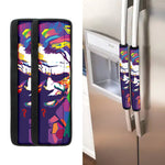 Colorful Joker Why So Serious Print Refrigerator Handle Covers